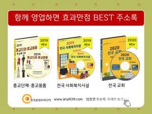 한국콘텐츠미디어,2020 사찰·불교 주소록 CD