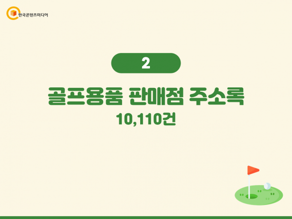 한국콘텐츠미디어,2024 전국 골프장 주소록 CD