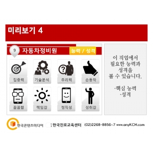 한국콘텐츠미디어,청소년 직업카드Ⅱ 200 CD롬